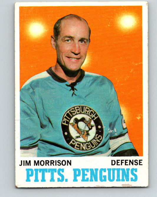 1970-71 Topps NHL #90 Jim Morrison  Pittsburgh Penguins  V11770