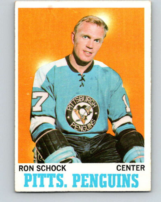 1970-71 Topps NHL #91 Ron Schock  Pittsburgh Penguins  V11771