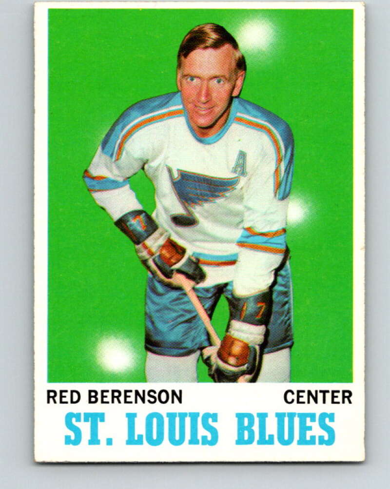 1970-71 Topps NHL #103 Red Berenson St. Louis Blues V11774