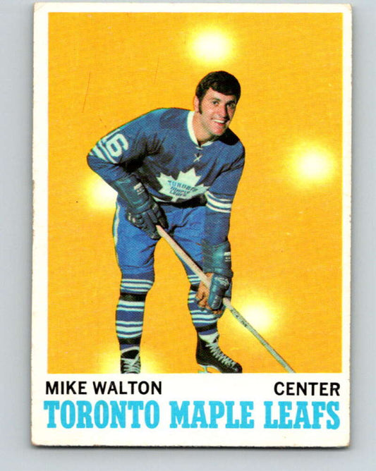 1970-71 Topps NHL #109 Mike Walton  Toronto Maple Leafs  V11778