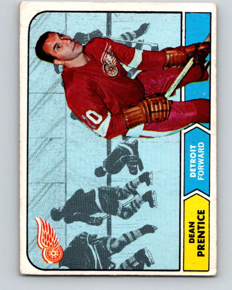 1968-69 Topps NHL #32 Dean Prentice Detroit Red Wings V11791