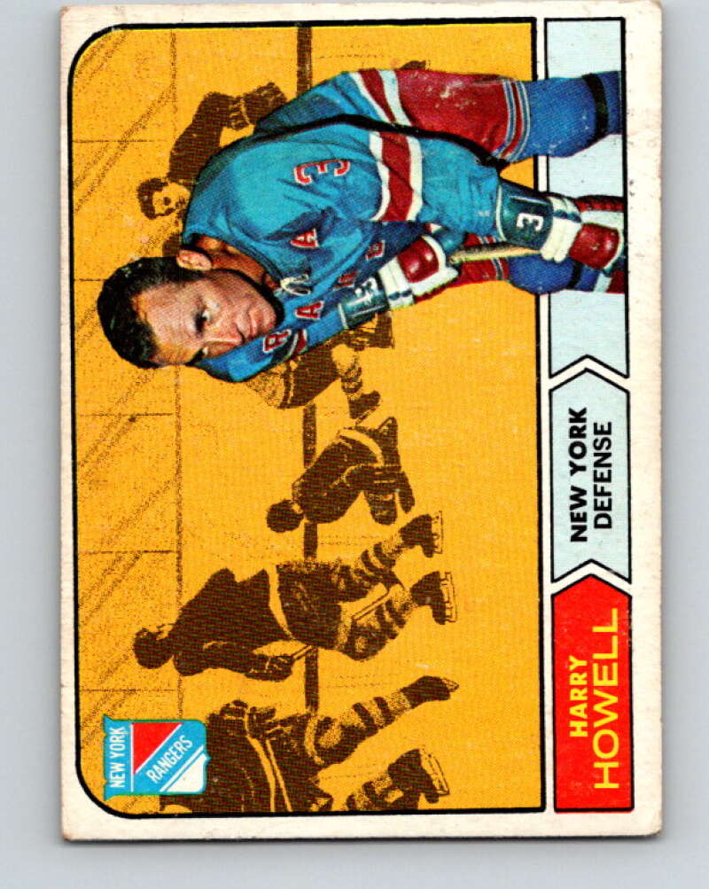 1968-69 Topps NHL #69 Harry Howell New York Rangers V11798