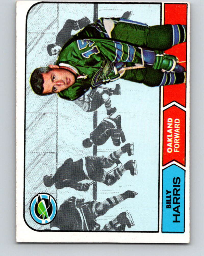 1968-69 Topps NHL #80 Billy Harris Oakland Seals V11805