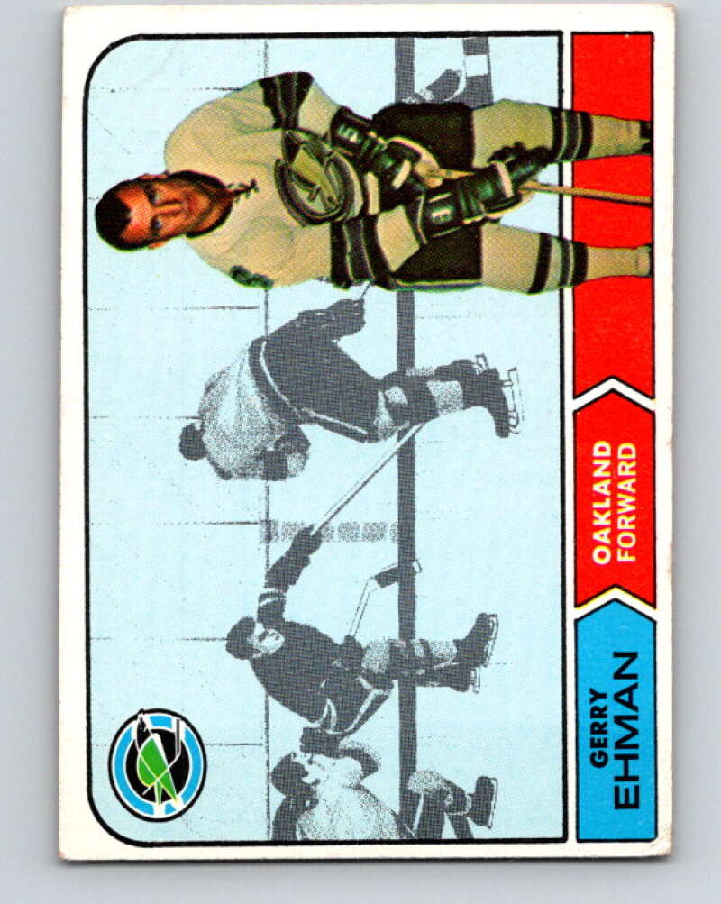 1968-69 Topps NHL #84 Gerry Ehman Oakland Seals V11807