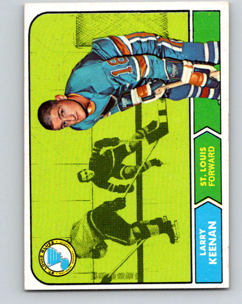 1968-69 Topps NHL #115 Larry Keenan St. Louis Blues V11815