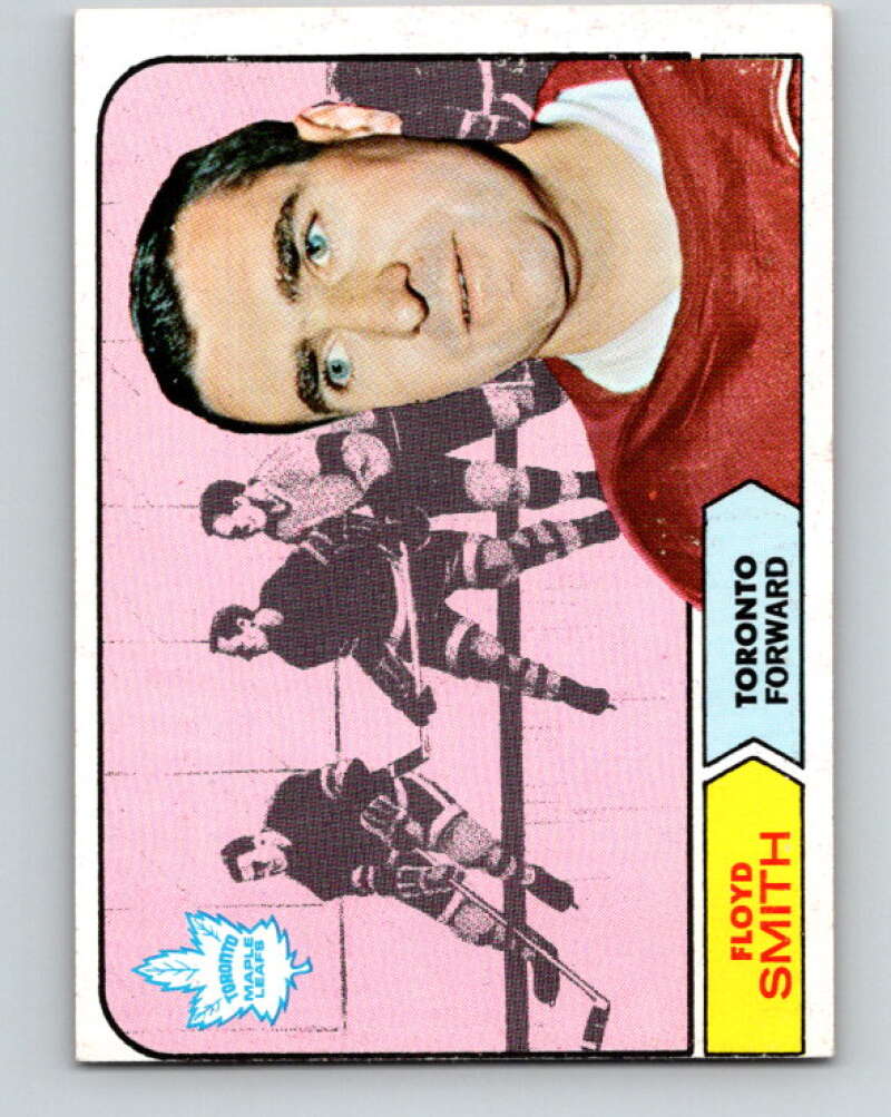 1968-69 Topps NHL #130 Floyd Smith Toronto Maple Leafs V11824