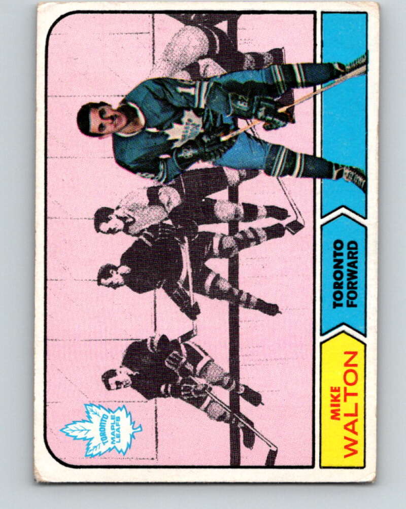 1968-69 Topps NHL #132 Mike Walton Toronto Maple Leafs V11826