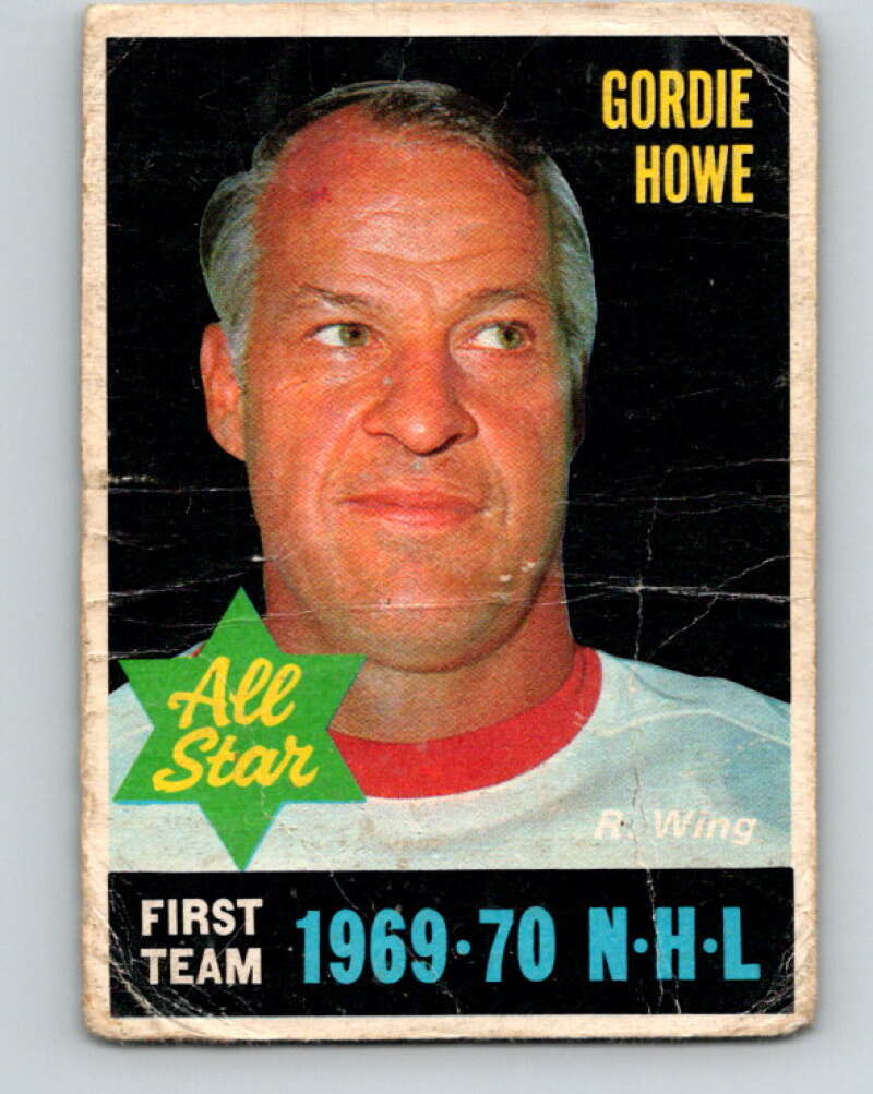 1970-71 O-Pee-Chee #238 Gordie Howe AS Detroit � V11852