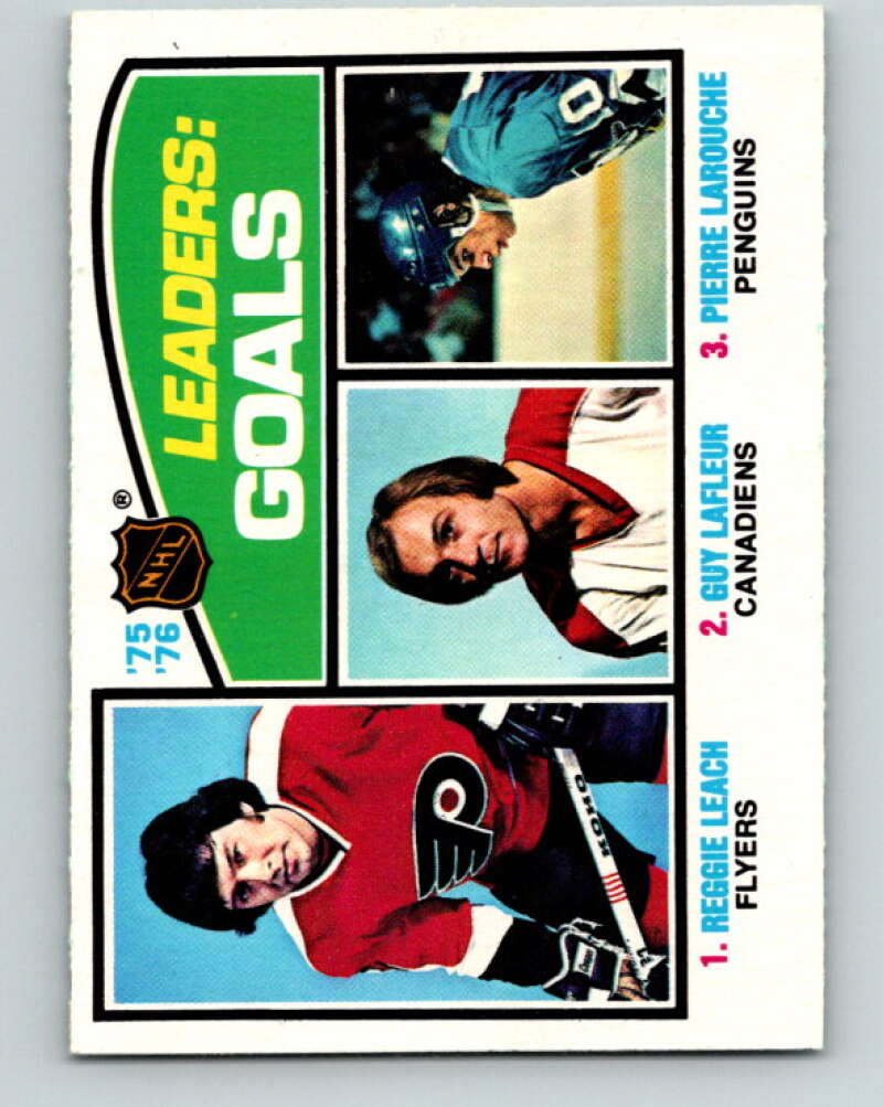 1976-77 O-Pee-Chee #1 Leach/LaFleur/Larouche LL V11853