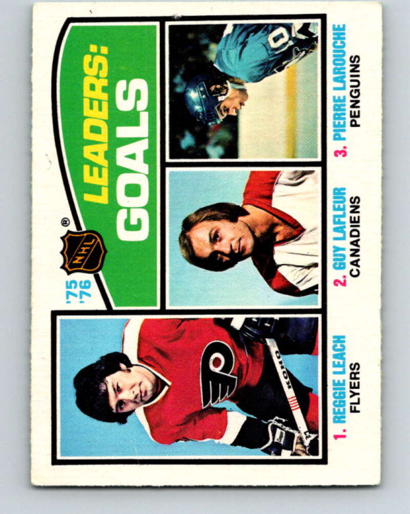1976-77 O-Pee-Chee #1 Leach/LaFleur/Larouche LL V11854