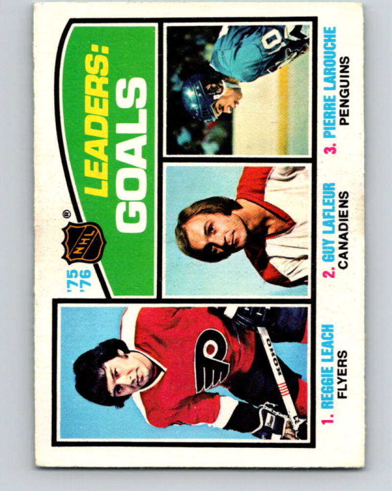 1976-77 O-Pee-Chee #1 Leach/LaFleur/Larouche LL V11855