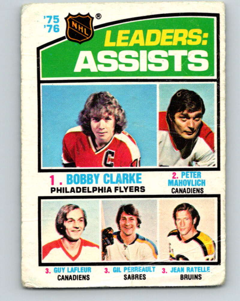 1976-77 O-Pee-Chee #2 Clarke/Mahovlich/LaFleur/Perreault/Ratelle LL V11858