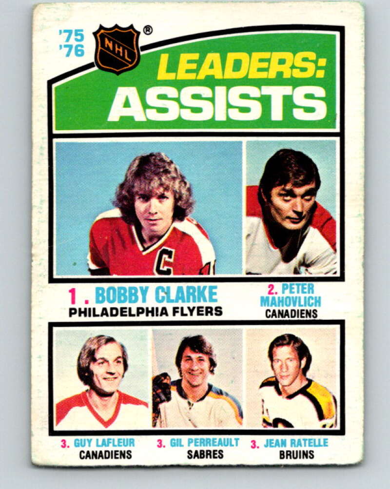 1976-77 O-Pee-Chee #2 Clarke/Mahovlich/LaFleur/Perreault/Ratelle LL V11859