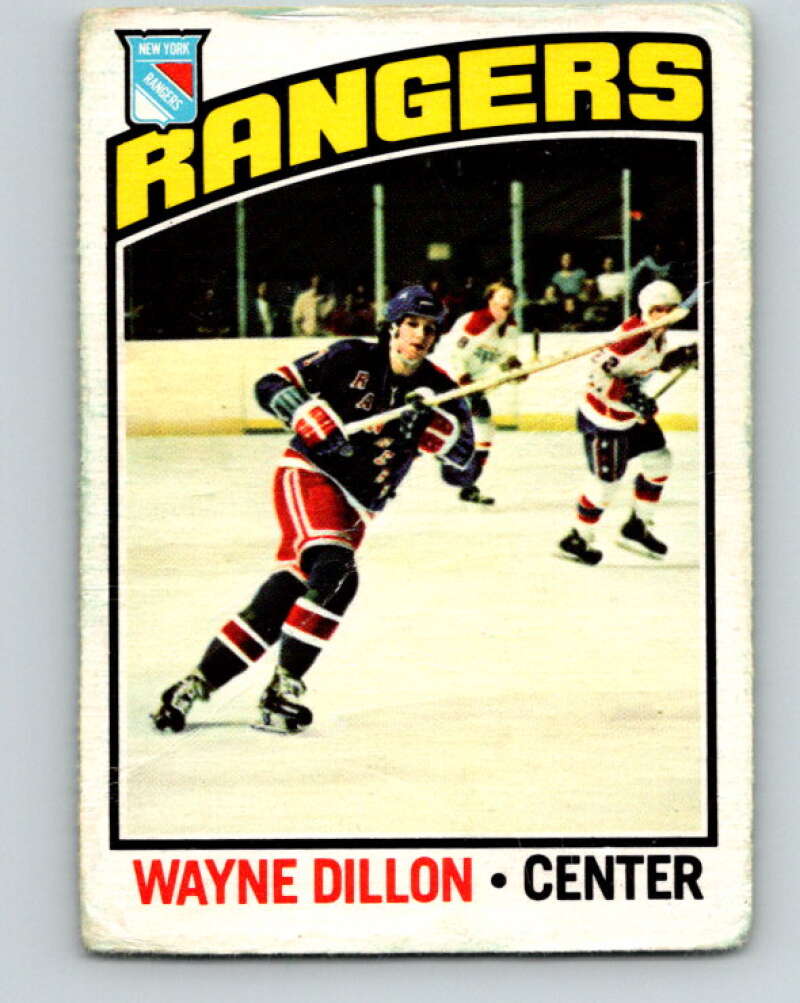 1976-77 O-Pee-Chee #9 Wayne Dillon New York Rangers V11888