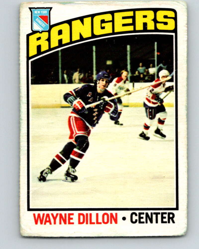 1976-77 O-Pee-Chee #9 Wayne Dillon  New York Rangers  V11888