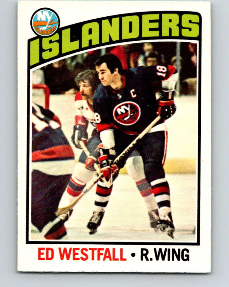 1976-77 O-Pee-Chee #11 Ed Westfall New York Islanders V11896