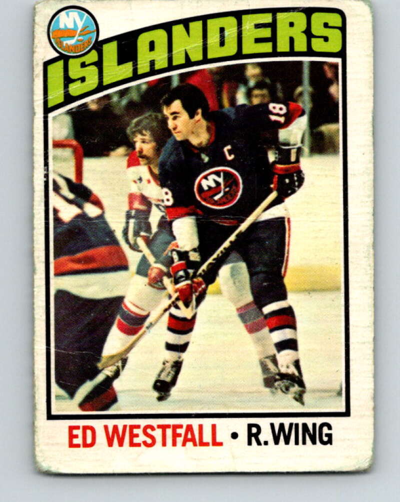 1976-77 O-Pee-Chee #11 Ed Westfall New York Islanders V11898