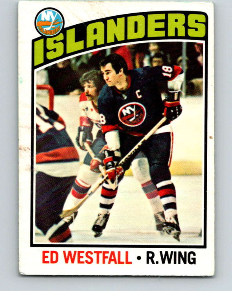1976-77 O-Pee-Chee #11 Ed Westfall New York Islanders V11901