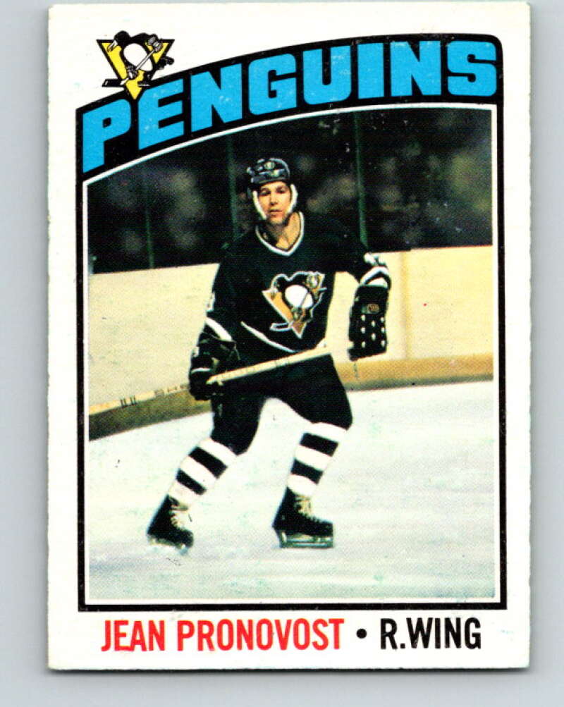 1976-77 O-Pee-Chee #14 Jean Pronovost Pittsburgh Penguins V11906