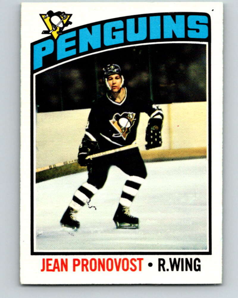 1976-77 O-Pee-Chee #14 Jean Pronovost Pittsburgh Penguins V11907