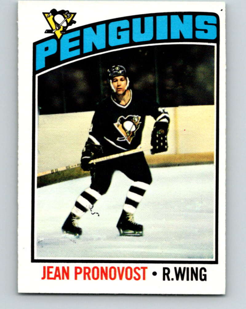 1976-77 O-Pee-Chee #14 Jean Pronovost Pittsburgh Penguins V11908