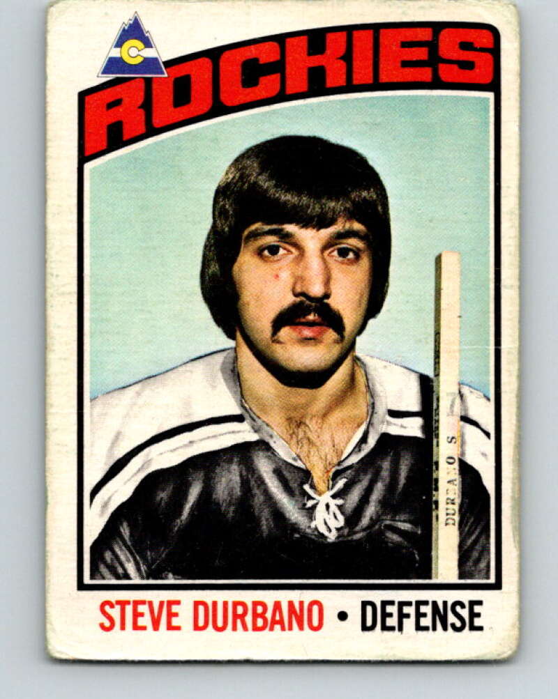 1976-77 O-Pee-Chee #19 Steve Durbano Colorado Rockies V11919