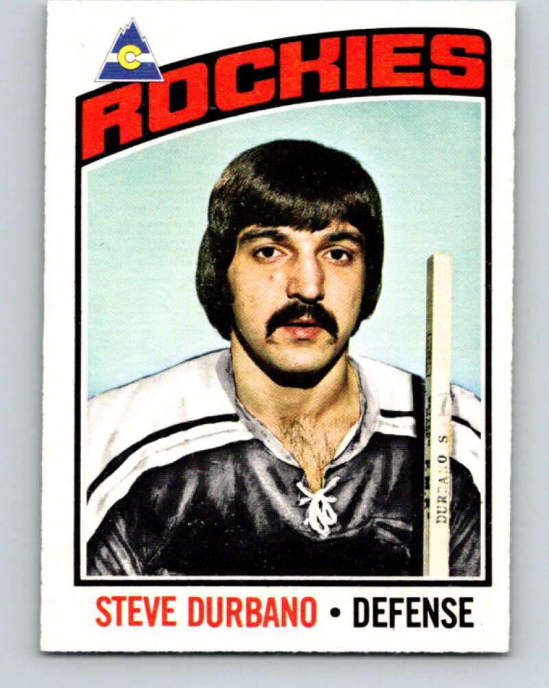 1976-77 O-Pee-Chee #19 Steve Durbano Colorado Rockies V11921