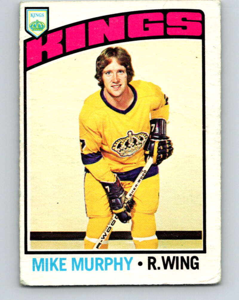 1976-77 O-Pee-Chee #21 Mike Murphy Los Angeles Kings V11925