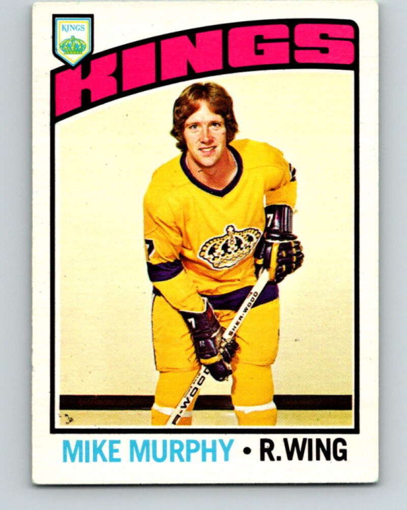 1976-77 O-Pee-Chee #21 Mike Murphy Los Angeles Kings V11926