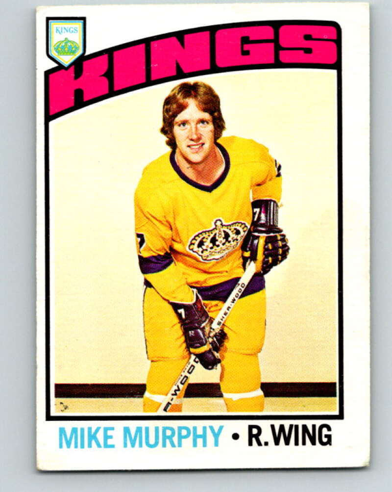 1976-77 O-Pee-Chee #21 Mike Murphy Los Angeles Kings V11927