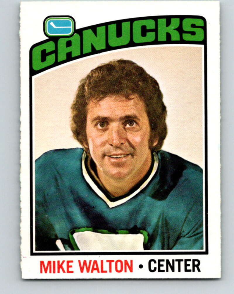 1976-77 O-Pee-Chee #23 Mike Walton Vancouver Canucks V11931