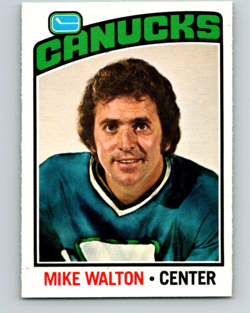 1976-77 O-Pee-Chee #23 Mike Walton Vancouver Canucks V11932