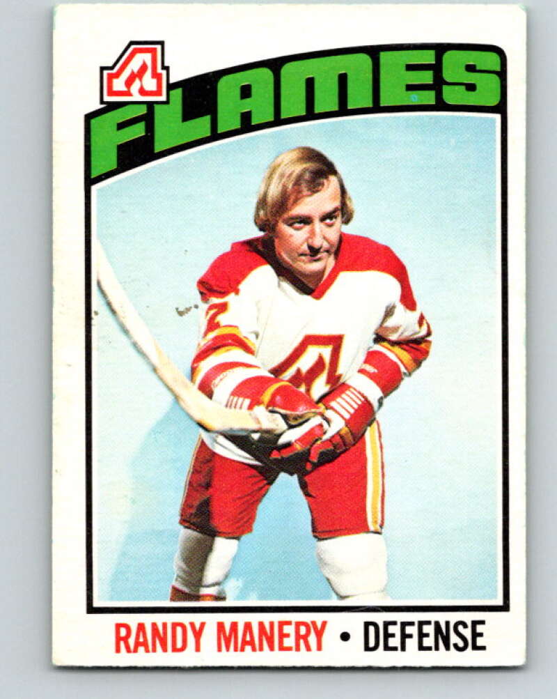 1976-77 O-Pee-Chee #24 Randy Manery Atlanta Flames V11936