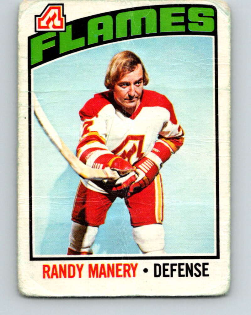 1976-77 O-Pee-Chee #24 Randy Manery Atlanta Flames V11937