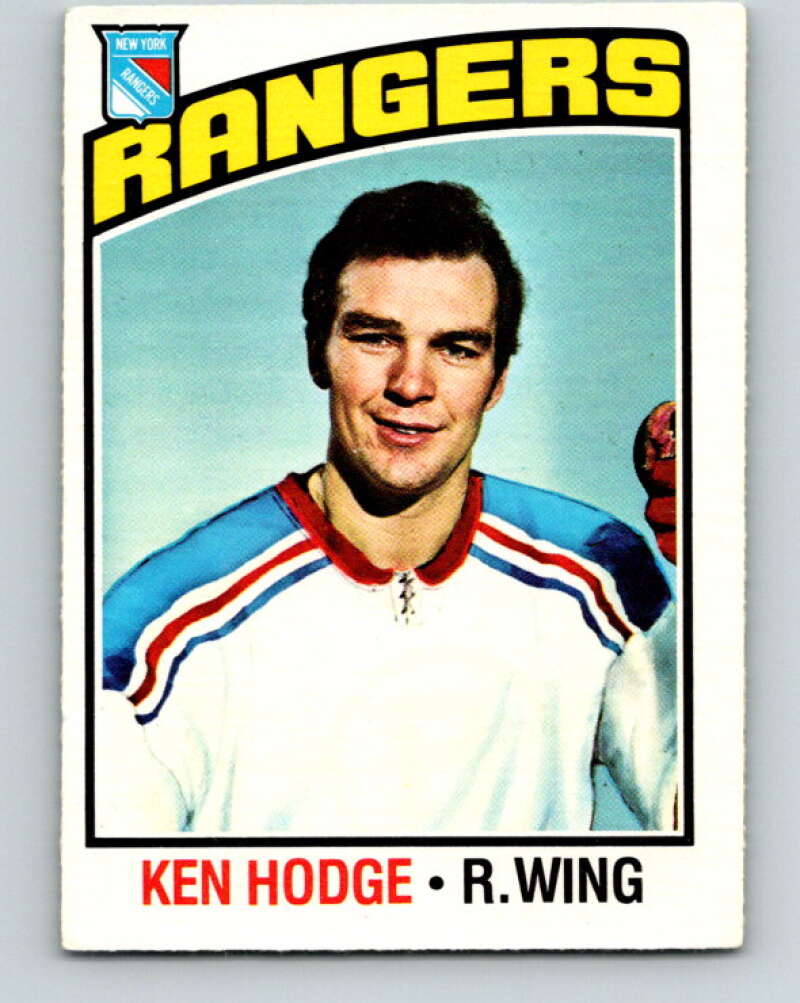 1976-77 O-Pee-Chee #25 Ken Hodge New York Rangers V11938