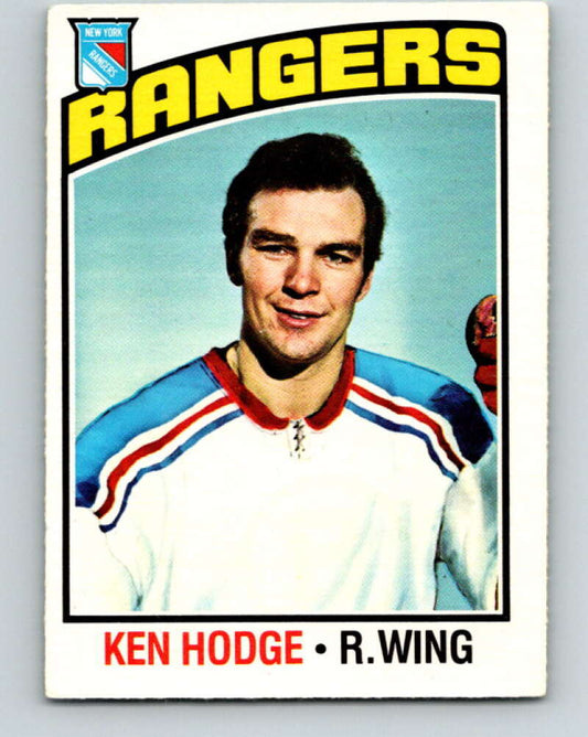 1976-77 O-Pee-Chee #25 Ken Hodge  New York Rangers  V11938