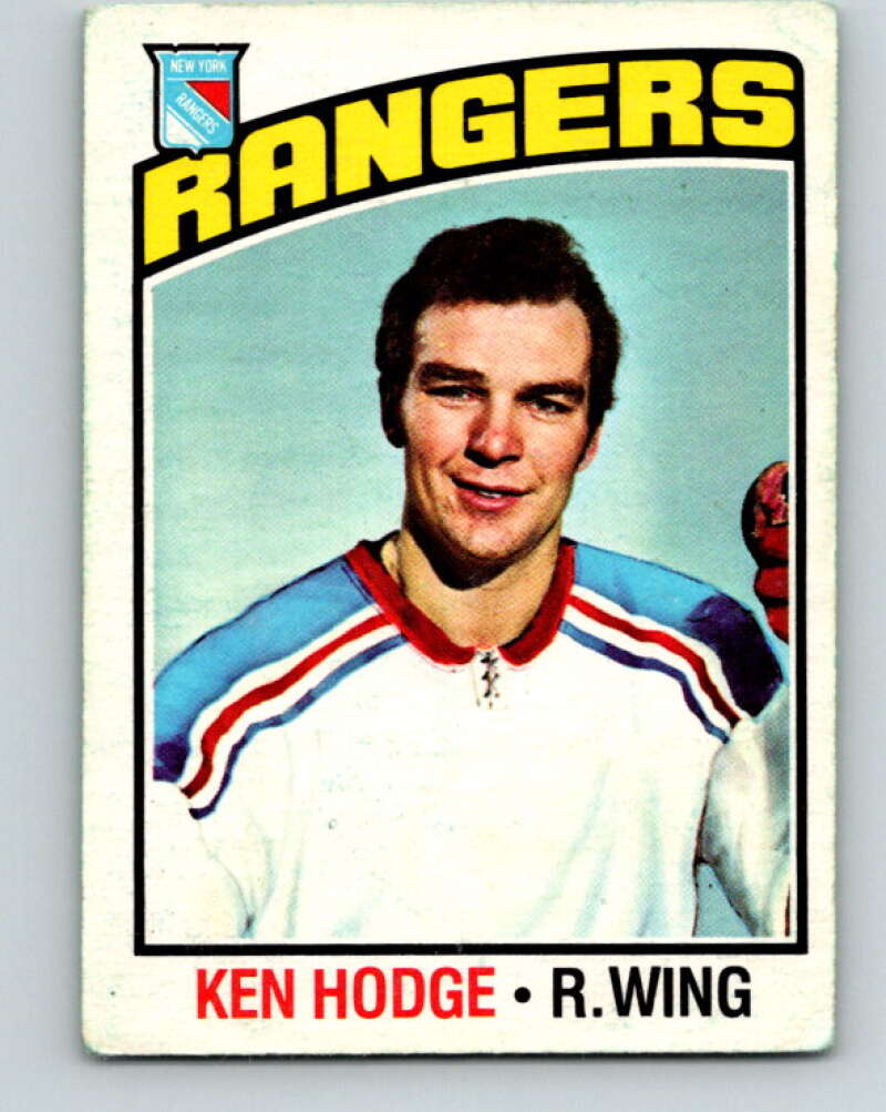 1976-77 O-Pee-Chee #25 Ken Hodge New York Rangers V11939