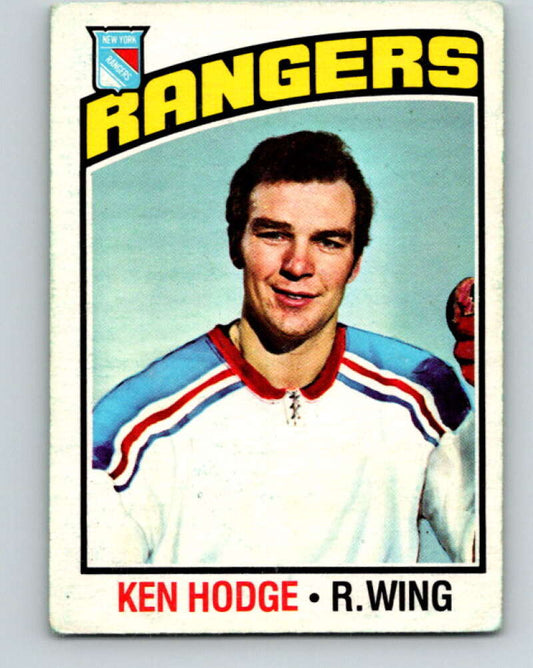 1976-77 O-Pee-Chee #25 Ken Hodge  New York Rangers  V11939