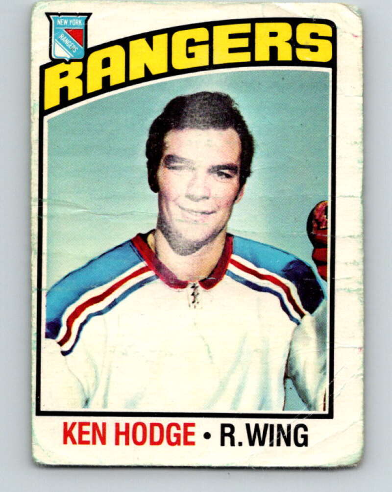 1976-77 O-Pee-Chee #25 Ken Hodge New York Rangers V11940