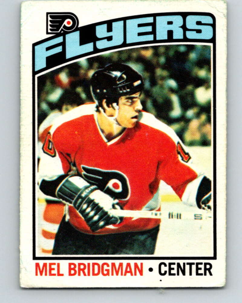 1976-77 O-Pee-Chee #26 Mel Bridgman RC Rookie Flyers V11941