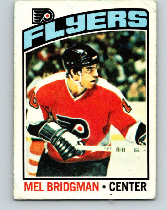 1976-77 O-Pee-Chee #26 Mel Bridgman  RC Rookie Flyers  V11941