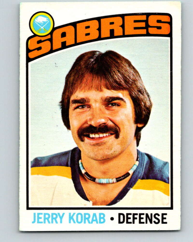 1976-77 O-Pee-Chee #27 Jerry Korab Buffalo Sabres V11947