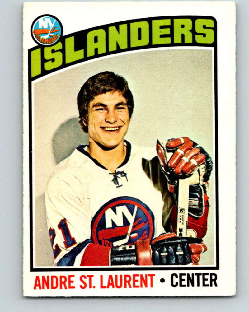1976-77 O-Pee-Chee #29 Andre St. Laurent New York Islanders V11951