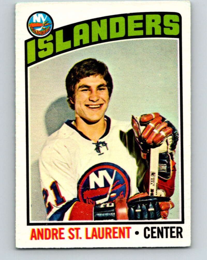 1976-77 O-Pee-Chee #29 Andre St. Laurent New York Islanders V11953