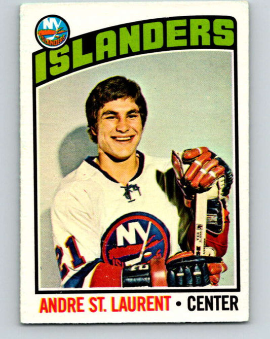 1976-77 O-Pee-Chee #29 Andre St. Laurent  New York Islanders  V11953