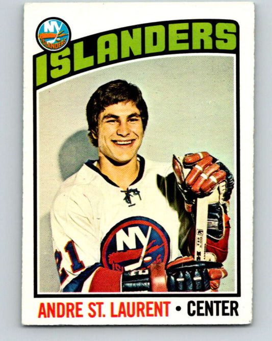 1976-77 O-Pee-Chee #29 Andre St. Laurent  New York Islanders  V11954