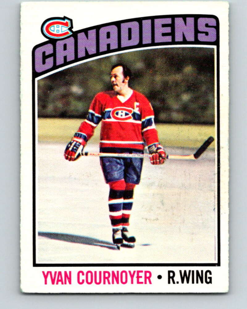 1976-77 O-Pee-Chee #30 Yvan Cournoyer Montreal Canadiens V11957