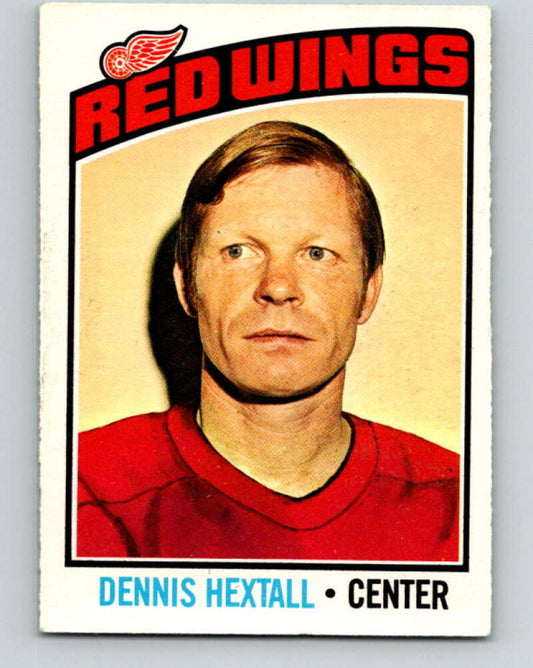 1976-77 O-Pee-Chee #32 Dennis Hextall  Detroit Red Wings  V11962