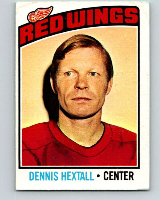 1976-77 O-Pee-Chee #32 Dennis Hextall  Detroit Red Wings  V11963