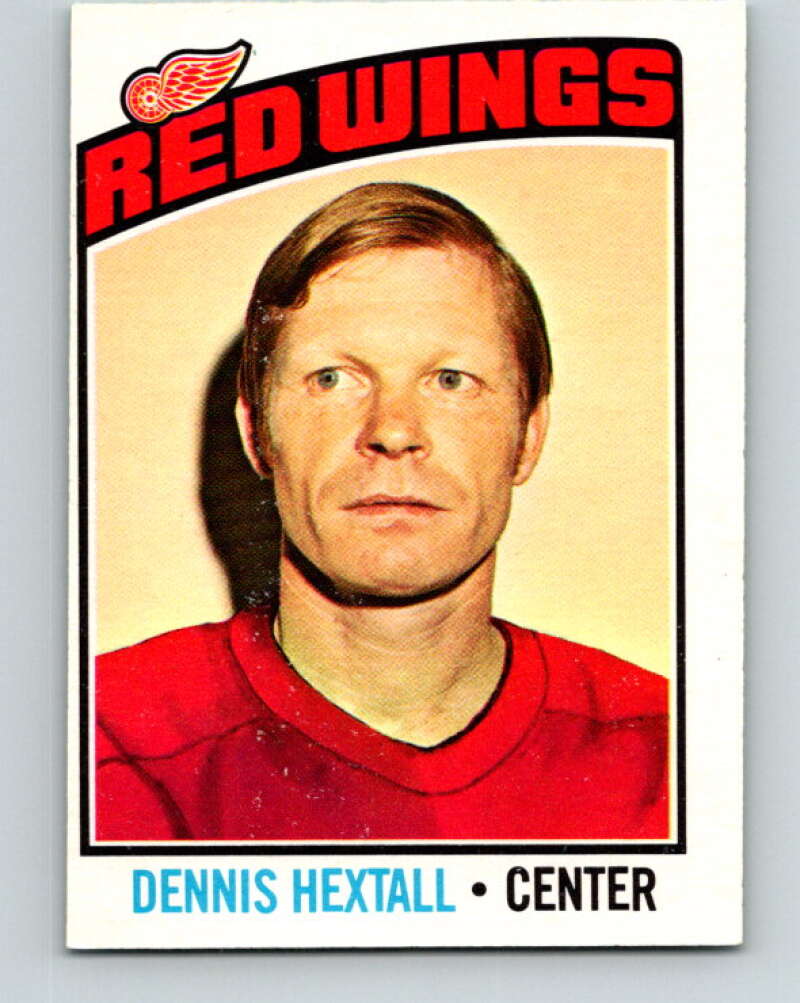 1976-77 O-Pee-Chee #32 Dennis Hextall Detroit Red Wings V11964
